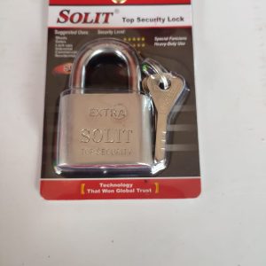 Solit 40mm  Shackle Padlock – Top Security Lock with 4 Keys